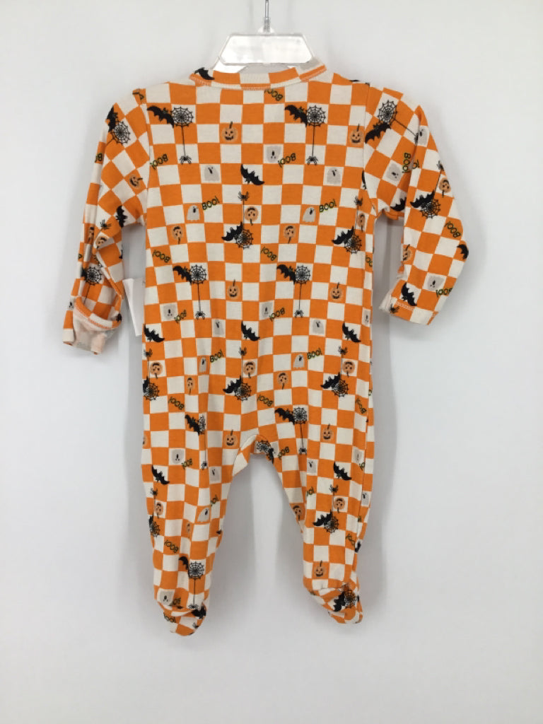 Old Navy Child Size 6-9 Months Orange Halloween Sleeper