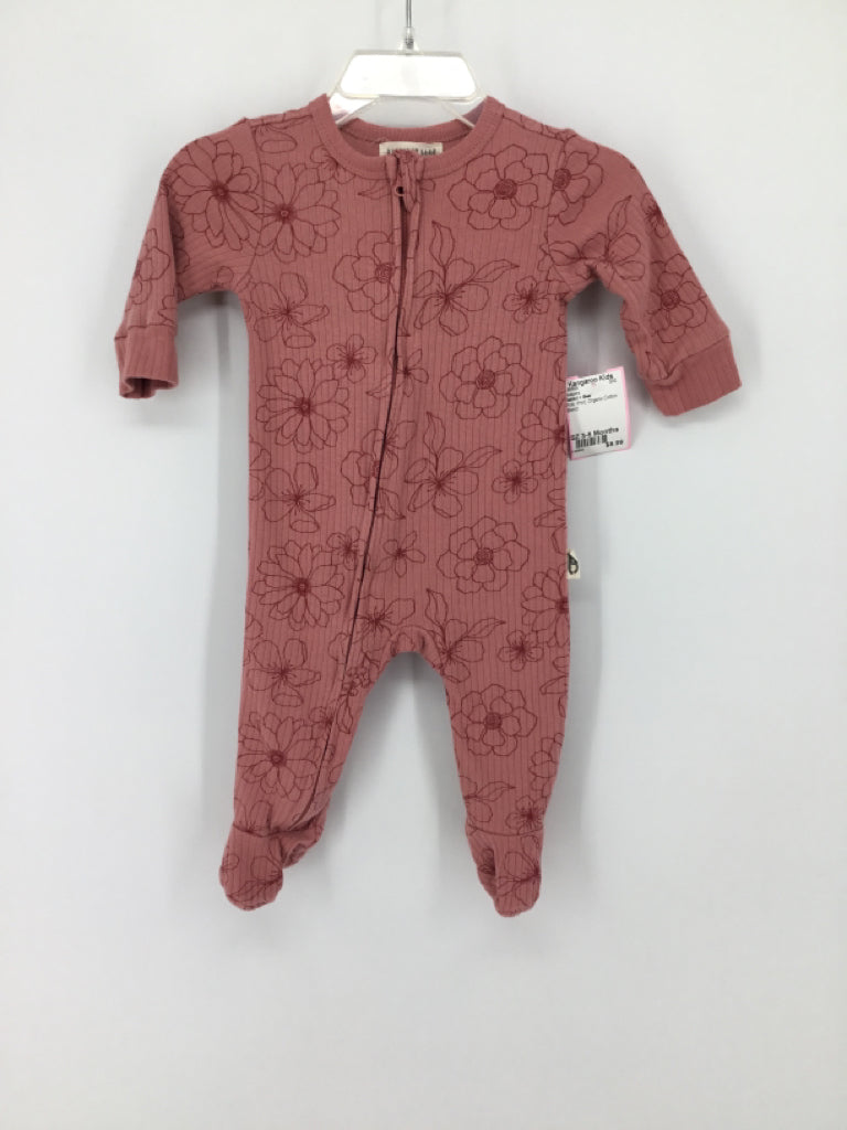 Rabbit + Bear Child Size 3-6 Months Pink Sleepers