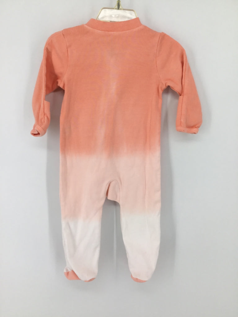 Honest Baby Clothing Child Size 3-6 Months Peach Sleepers