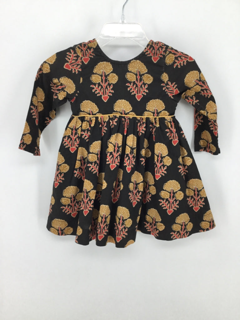 Pink Chicken Child Size 3-6 Months Brown Dress - girls