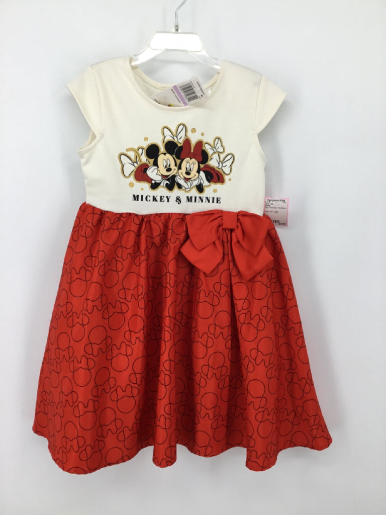 Disney Child Size 6 Red Dress - girls