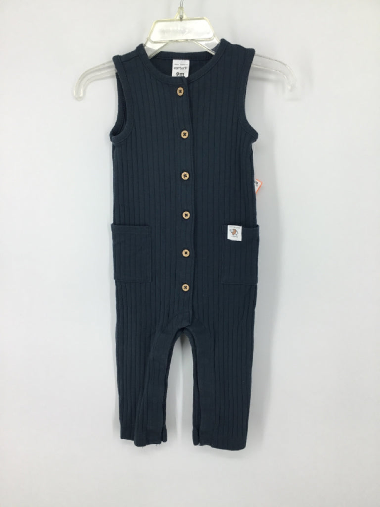 Carter's Child Size 9 Months Gray Solid Outfit - boys