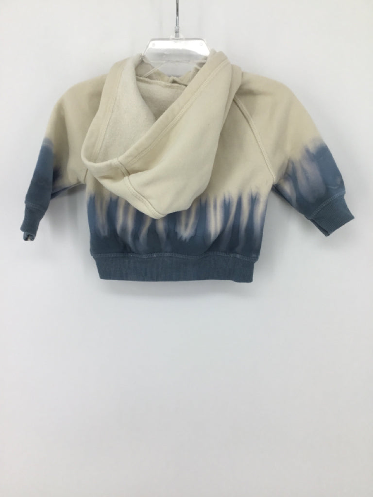 Little Co Child Size Newborn Blue Tye Dye Sweatshirt - boys