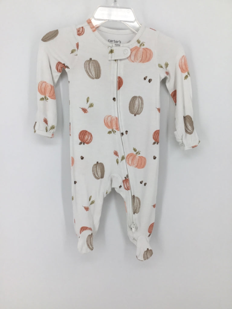 Just One You Made by Carters Child Size 3 Months White Halloween Sleeper