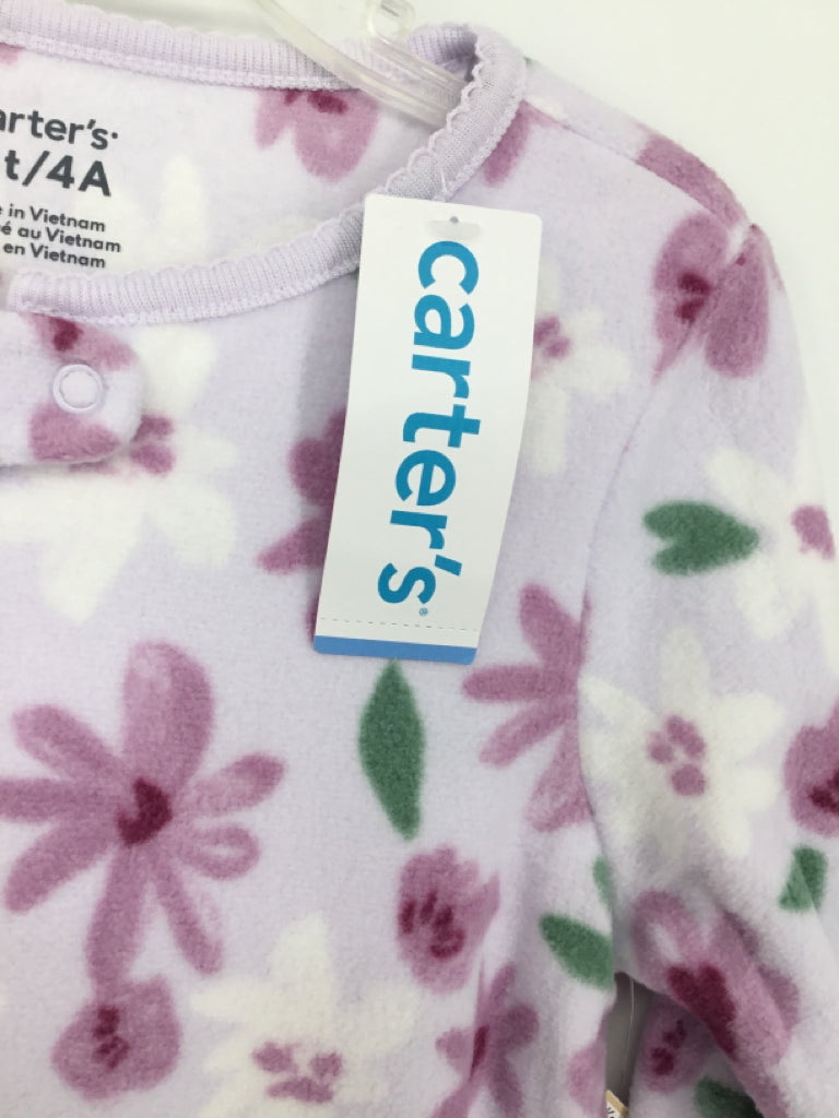 Carter's Child Size 4 Pink Sleepers