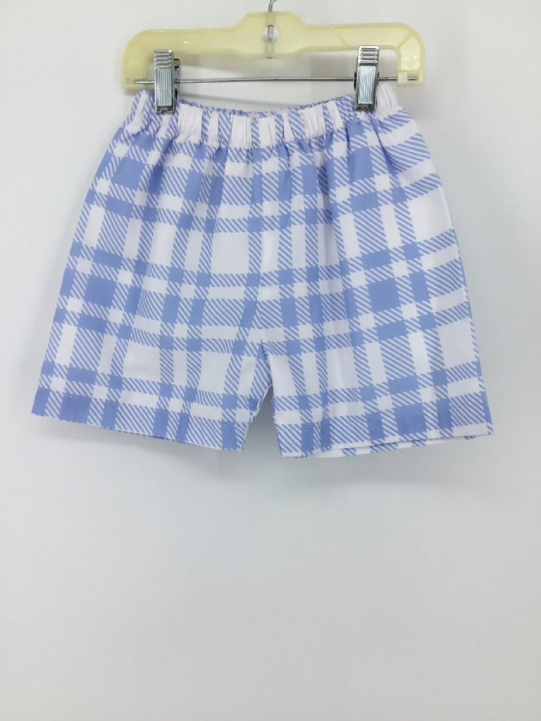 Eliza James Child Size 6 Blue Plaid Shorts - boys