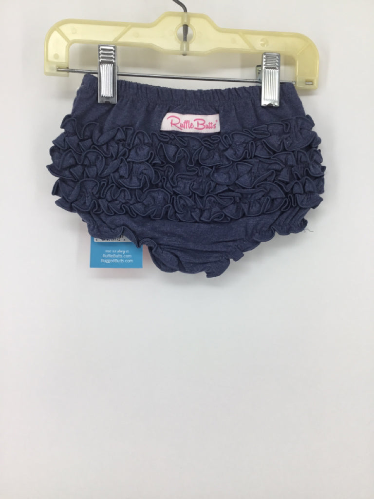 Ruffle Butts Child Size 12-18 Months Blue Bloomers - girls