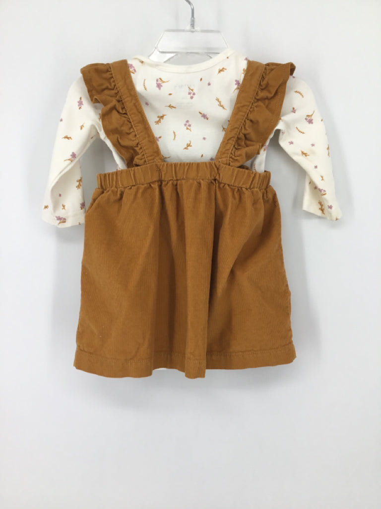 Just One You Made by Carters Child Size 6 Months Mustard Dress - girls