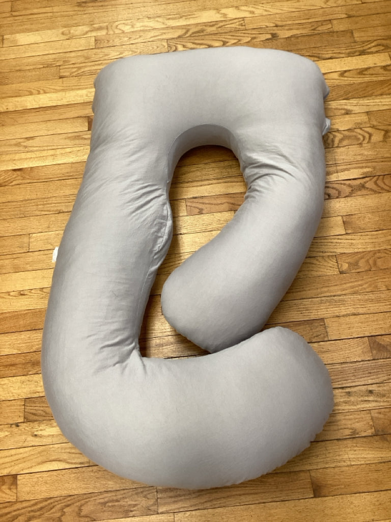 Mom Cozy Gray Maternity Pillow