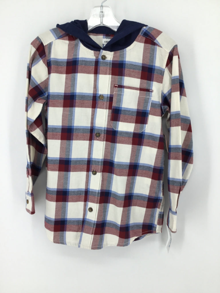 Carter's Child Size 8 Multi-Color Plaid Shirt - boys