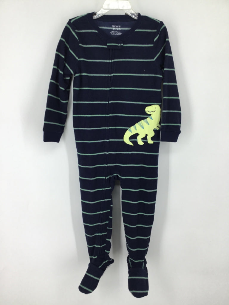 Carter's Child Size 3 Navy Sleepers