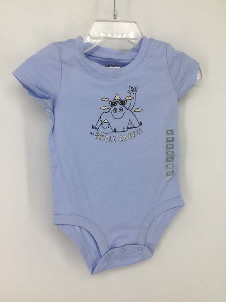 Carter's Child Size 6 Months Blue Onesie