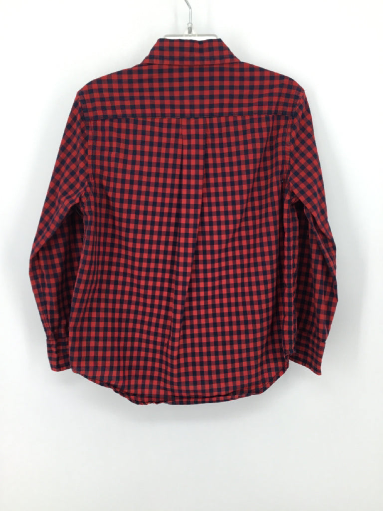 Ralph Lauren Child Size 4 Red Gingham Shirt - boys