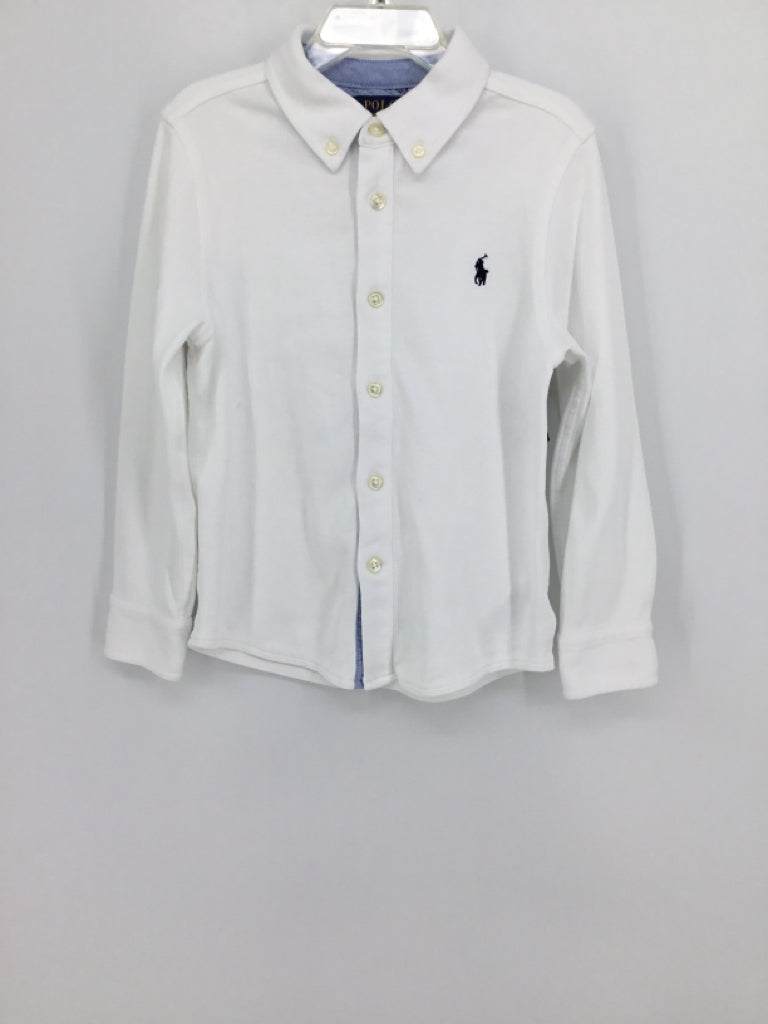 Ralph Lauren Child Size 4 White Shirt - girls