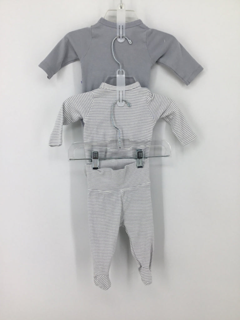 H & M Child Size Newborn Blue Stripe Outfit - boys