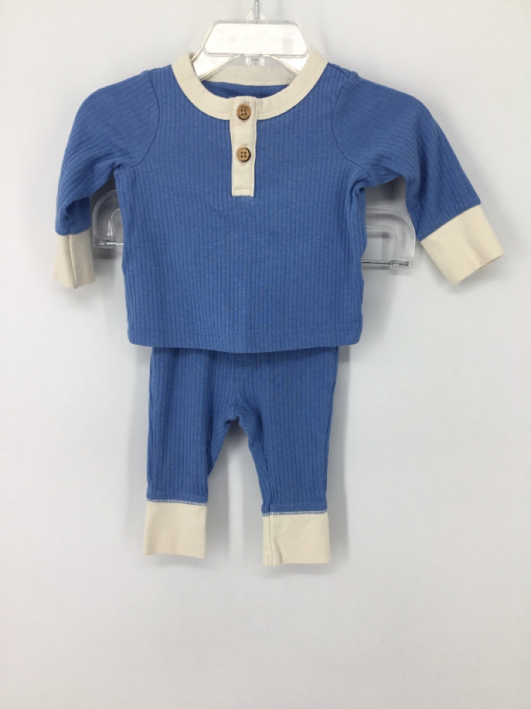 Cat & Jack Child Size Newborn Blue Solid Outfit - boys