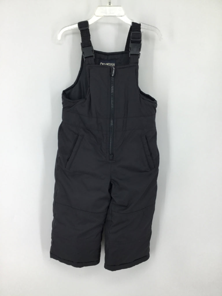 OshKosh B'gosh Child Size 2 Black Solid Outerwear - boys