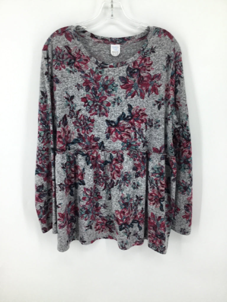 Time & Tru Size XL Poly Blend Top