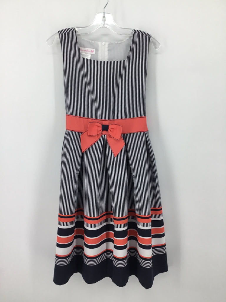 Bonnie Jean Child Size 12 Navy Dress - girls