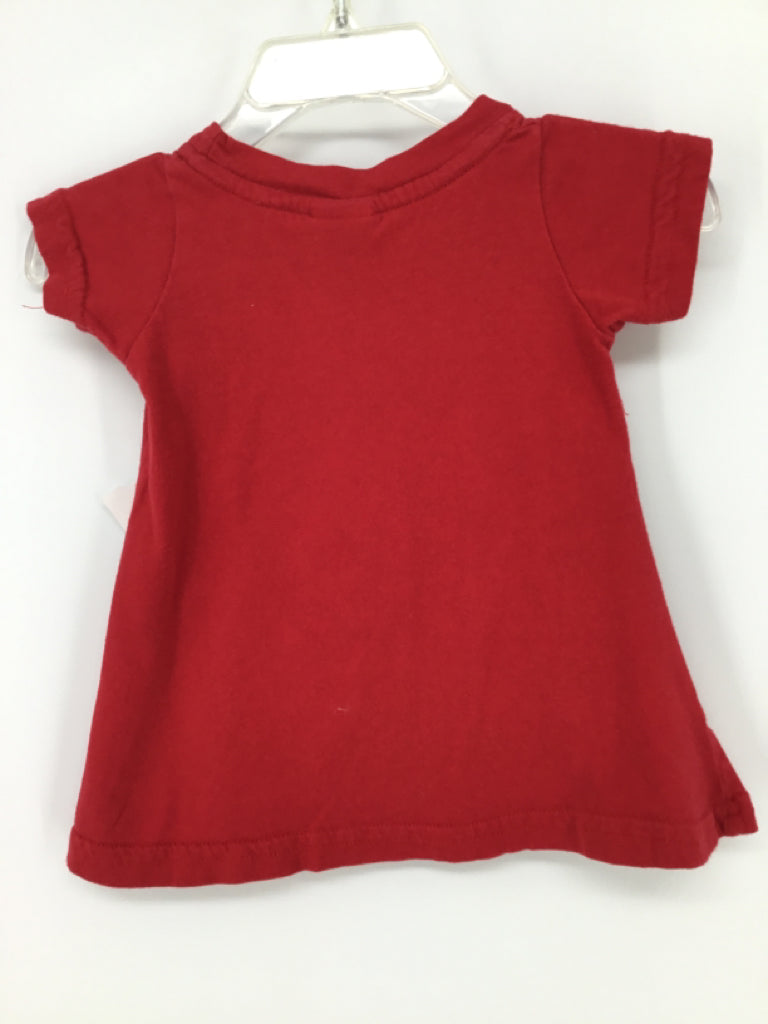 Urban Smalls Child Size 9 Months Red Stars & Stripes Shirt