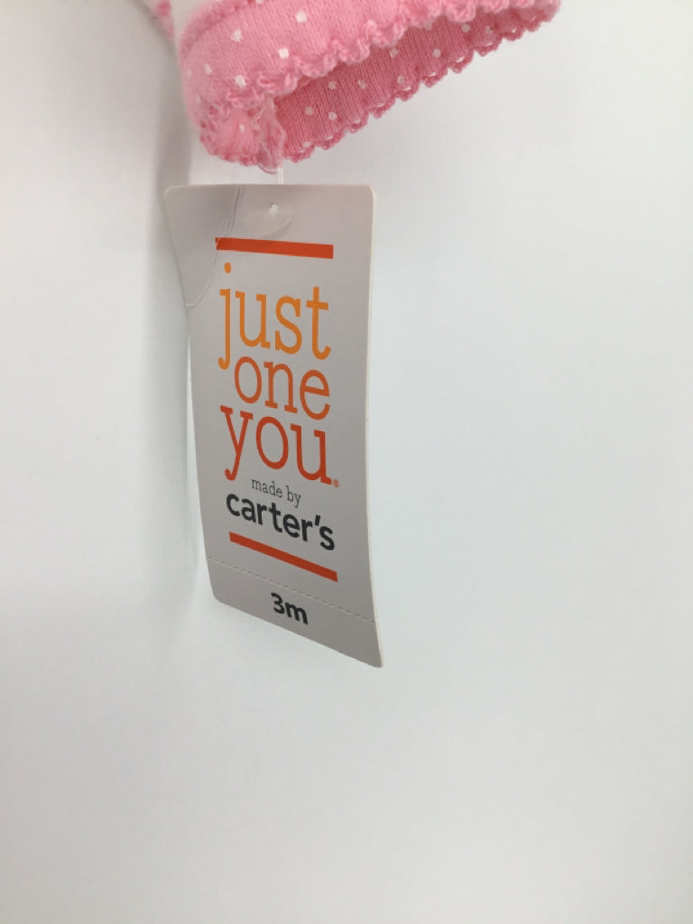 Just One You Made by Carters Child Size 3 Months White Sleepers