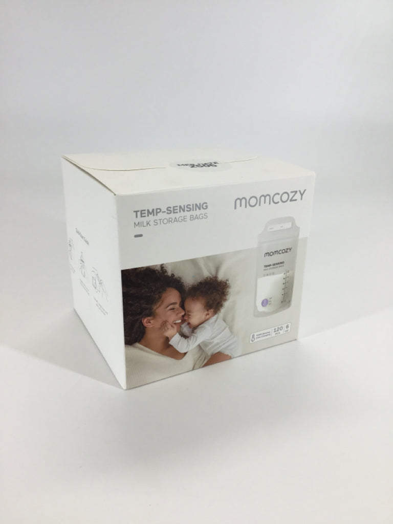 Momcozy Temp-Sensing Breastmilk Storage Bags - 6oz - 120pcs - New in box