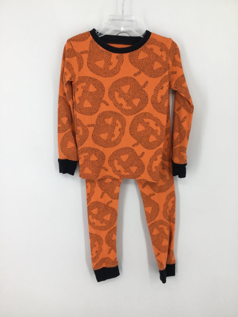 Carter's Child Size 5 Orange Halloween Pajamas