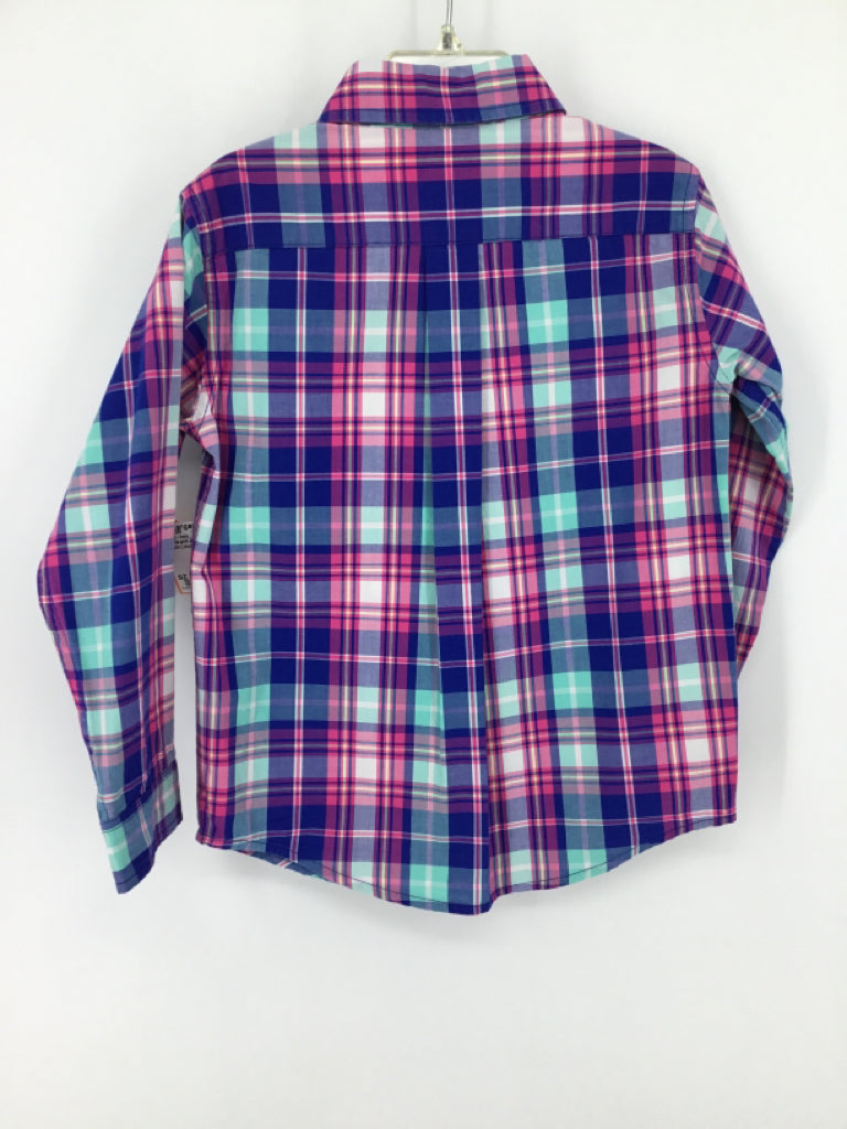 Janie and Jack Child Size 5 Multi-Color Plaid Shirt - boys