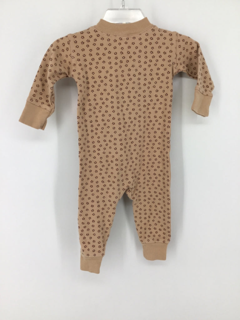Quincy Mae Child Size 3-6 Months Tan Pajamas - girls