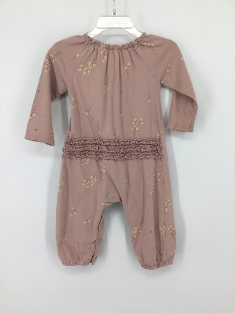 Burt's Bees Baby Child Size 6-9 Months Pink Outfit - girls
