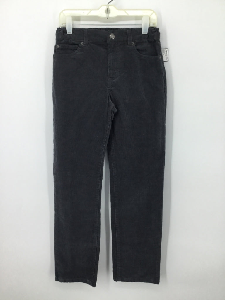 Janie and Jack Child Size 12 Gray Solid Pants - boys