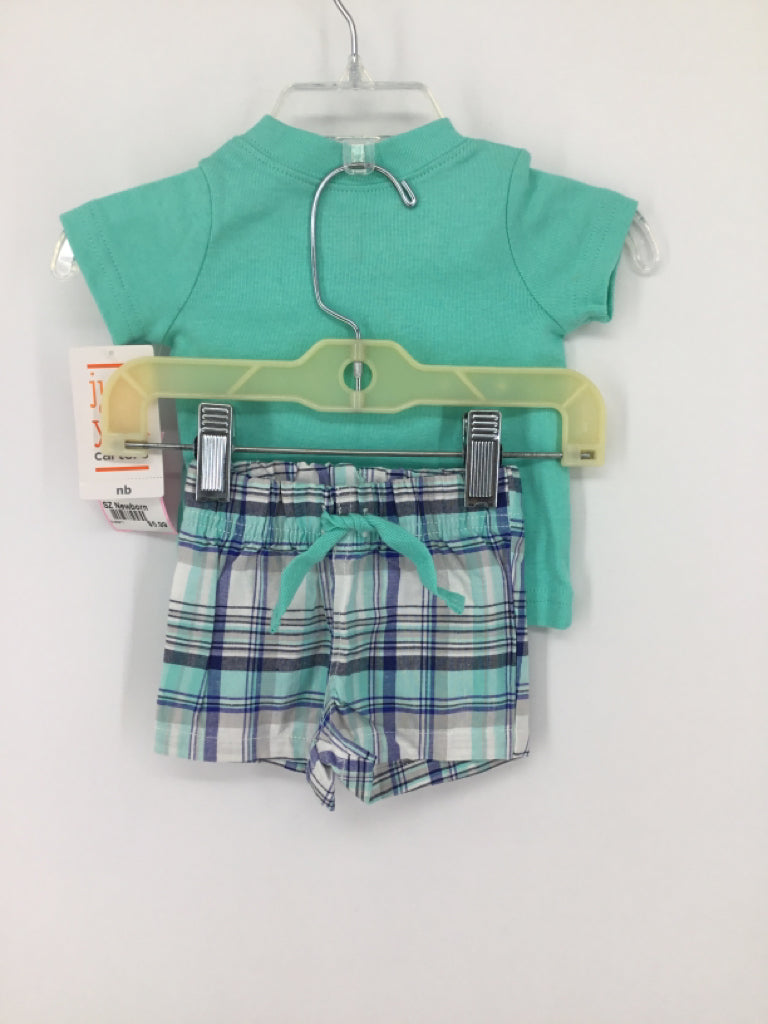 Just One You Made by Carters Child Size Newborn Blue Embellished Outfit - boys