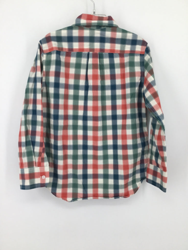 Crewcuts Child Size 6 Multi-Color Checkered Shirt - boys
