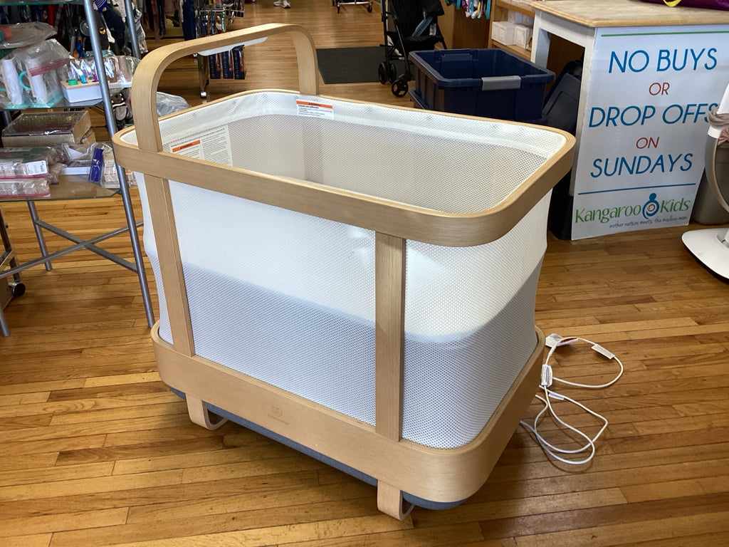 Cradlewise Convertible Smart Bassinet & Crib w/built in camera & sound machine