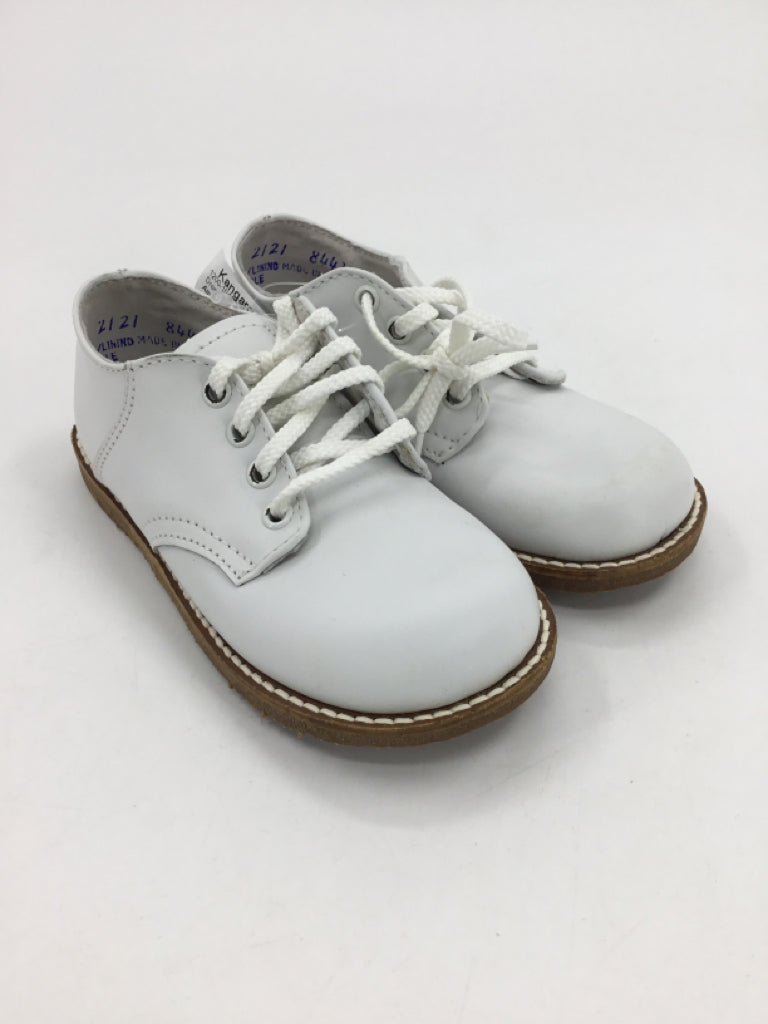 Amilio Child Size 8.5 Toddler White Dress Shoes