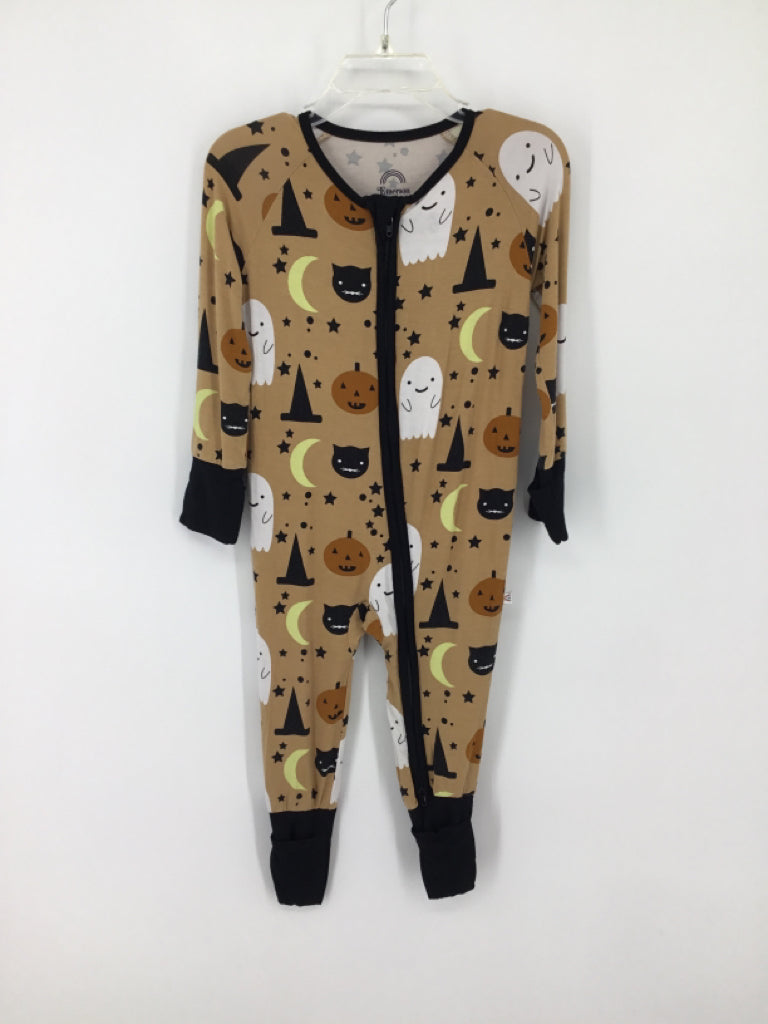 Emerson & Friends Child Size 18-24 Months Tan Halloween Pajamas
