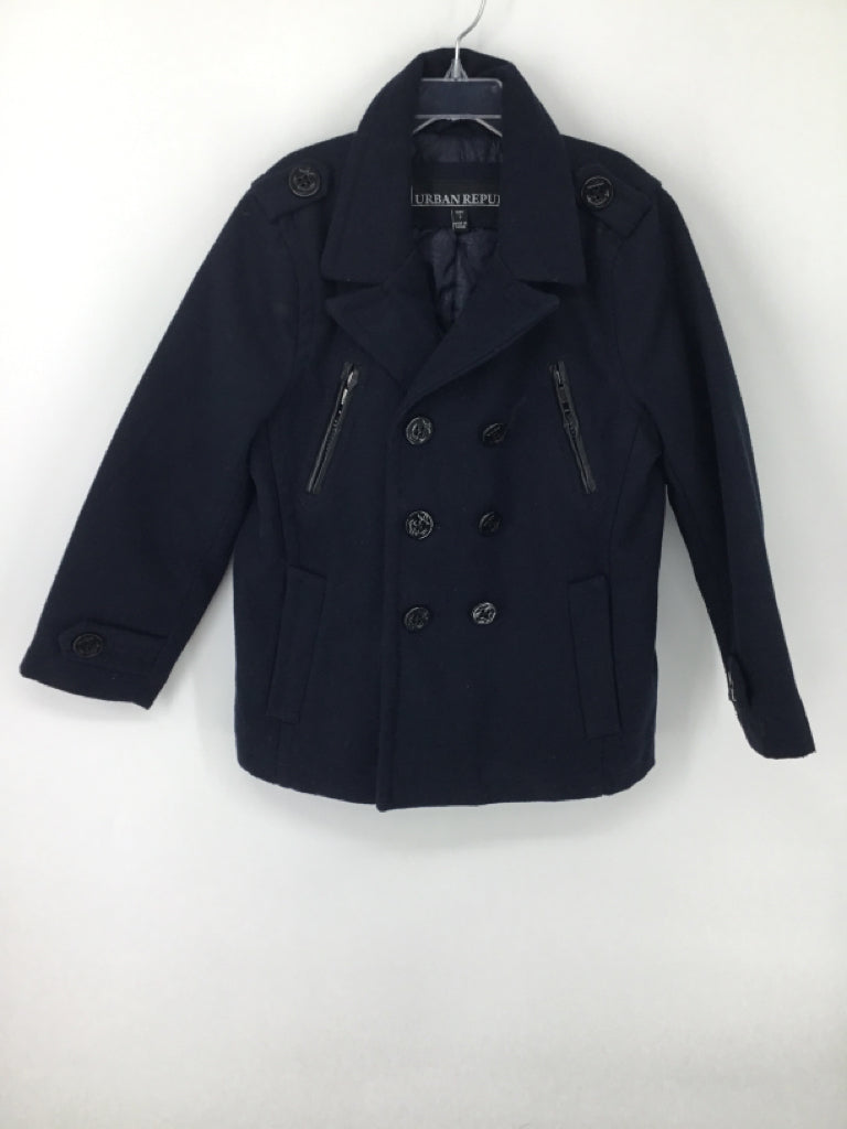 Urban Republic Child Size 7 Navy Solid Outerwear - boys