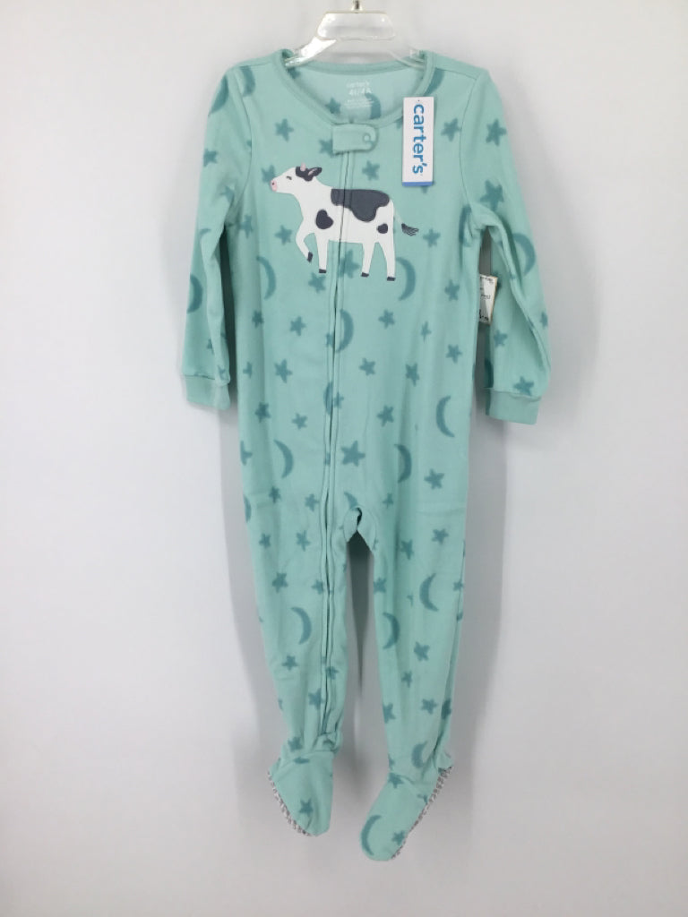 Carter's Child Size 4 Blue Sleepers