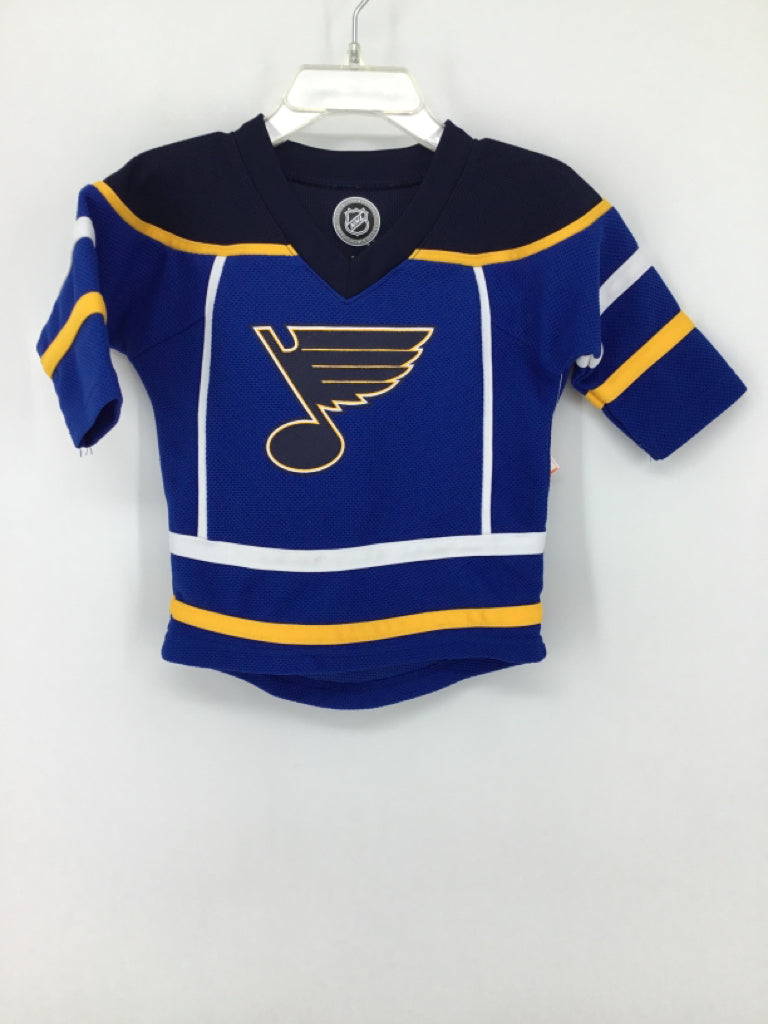 NHL Child Size 12 Months Blue Blues Shirt - boys