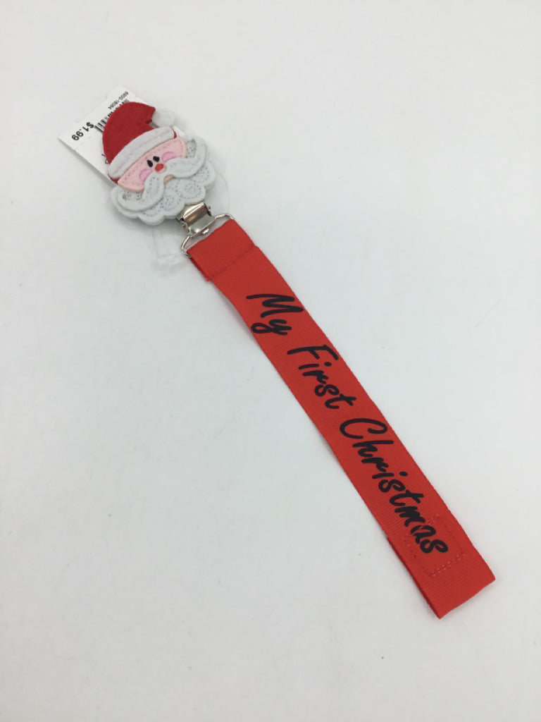 My First Christmas Pacifier Clip