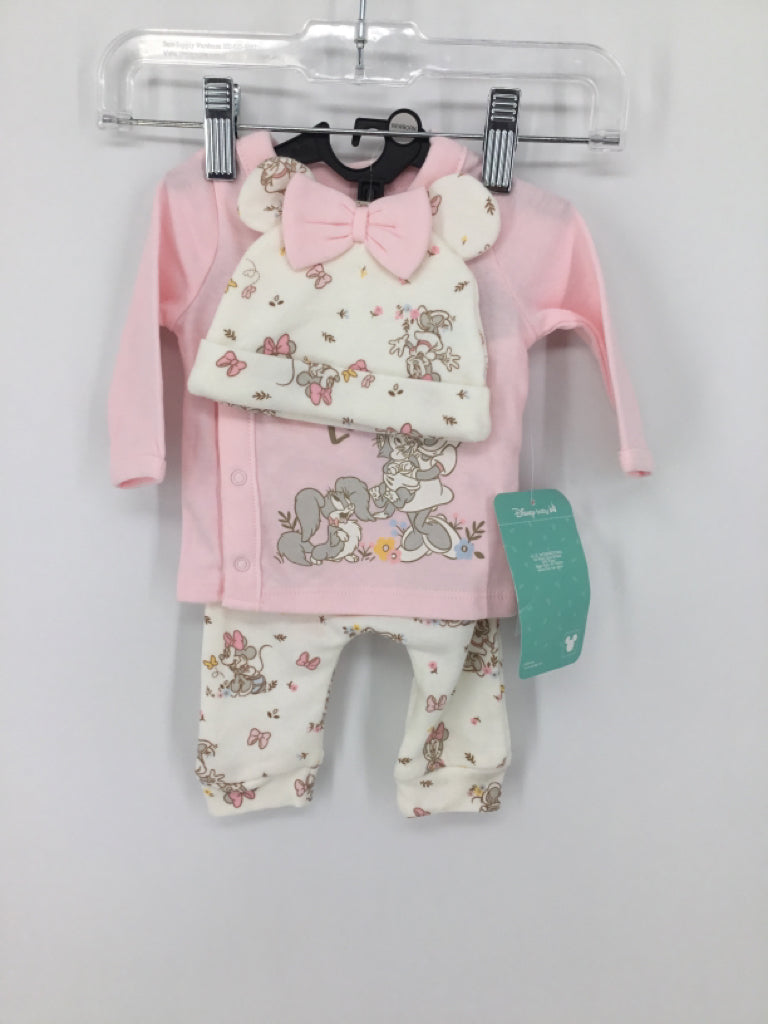 Disney Child Size Newborn Pink Outfit - girls
