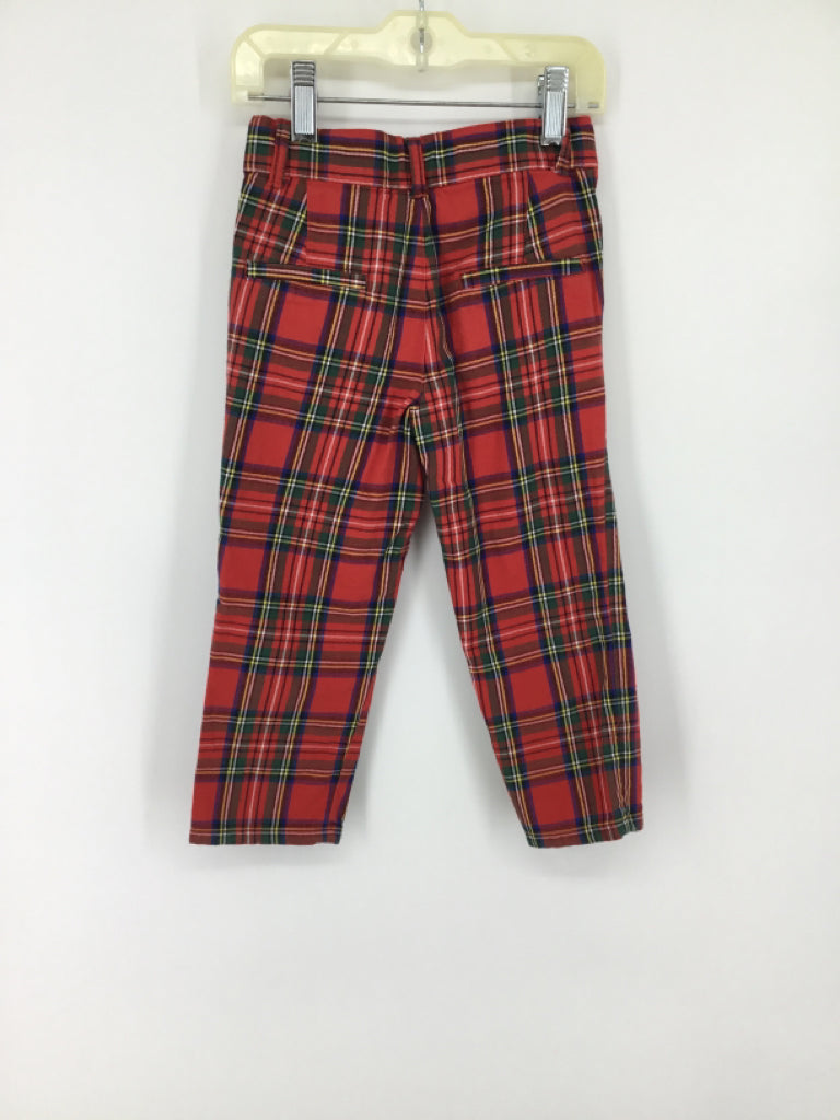 Edgehill Collection Child Size 4 Red Plaid Pants - boys