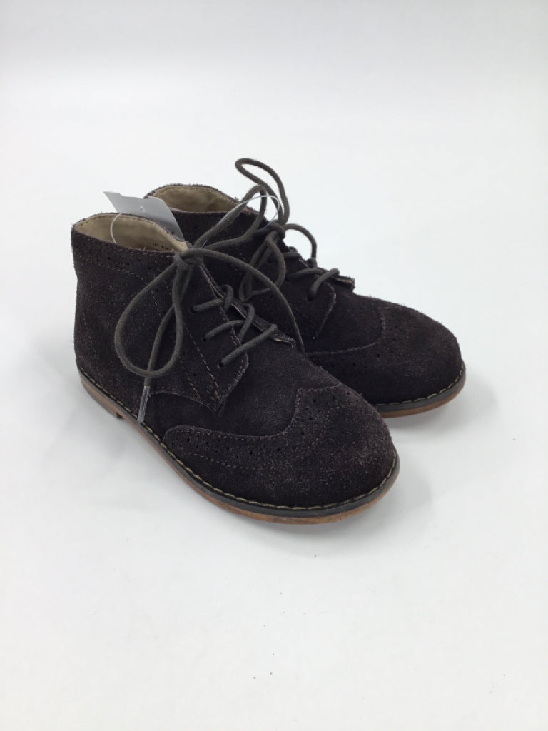 Janie and Jack Child Size 7 Toddler Brown Boots