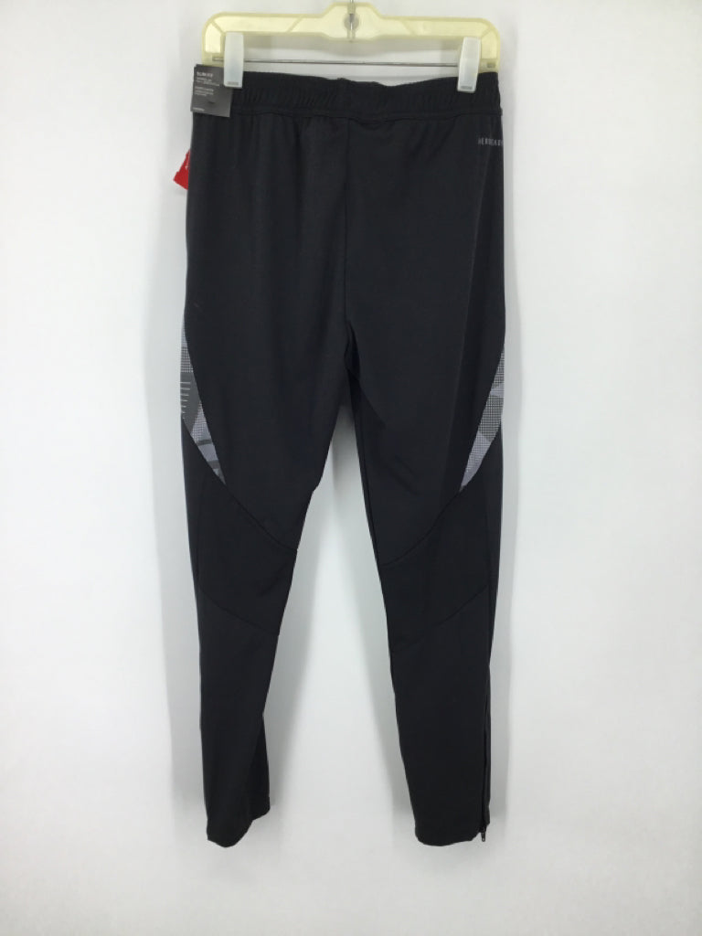 Adidas Child Size 10 Black Solid Pants - boys