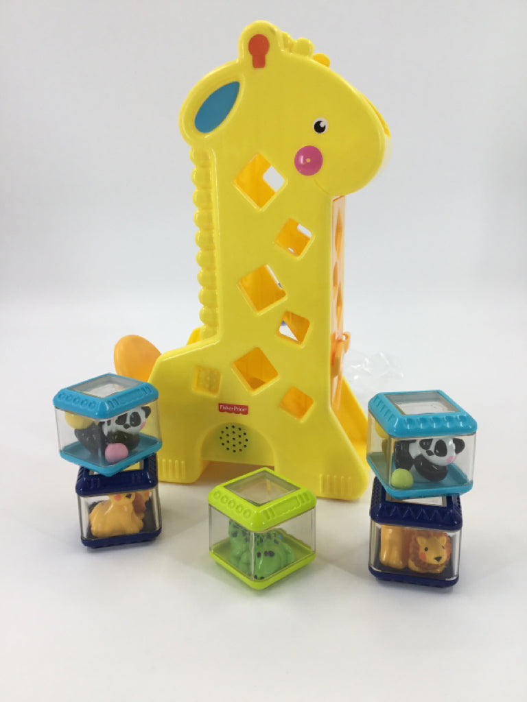 Fisher Price Peek-a-Blocks Tumblin' Sounds Giraffe