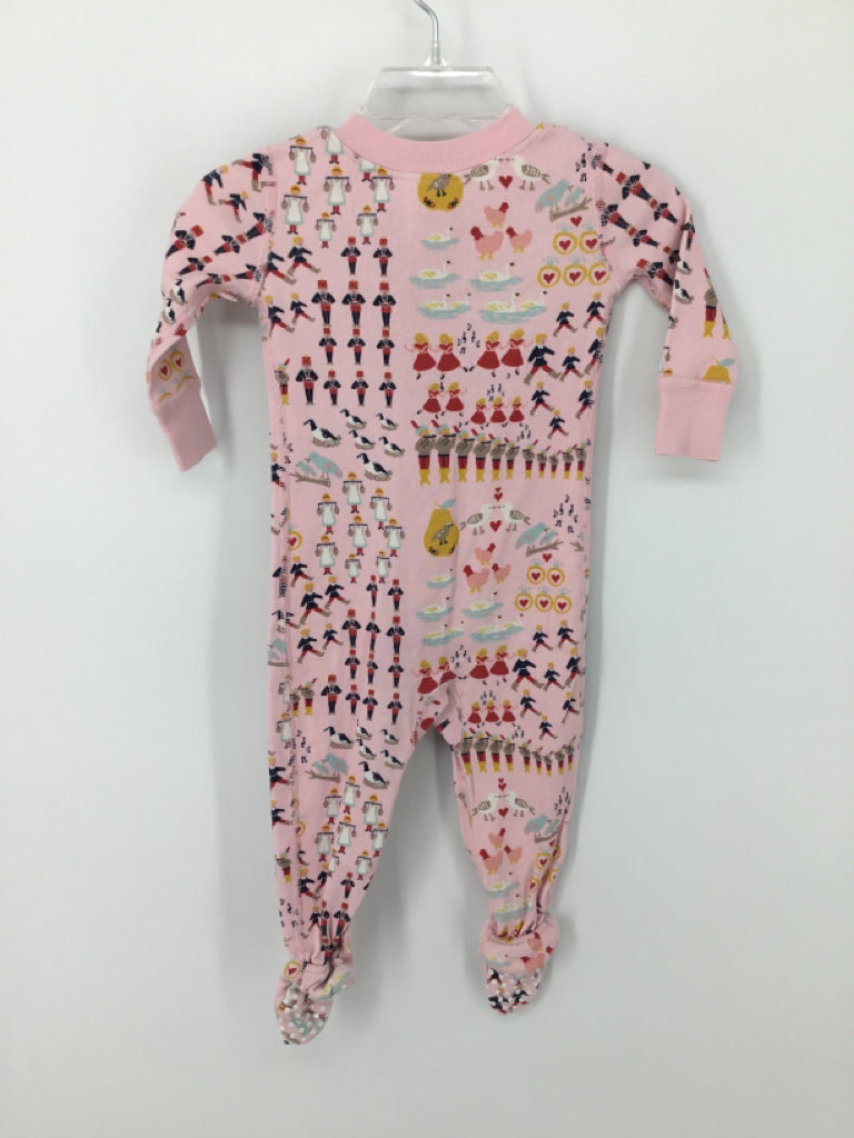 Hanna Andersson Child Size 3-6 Months Pink Christmas Sleeper