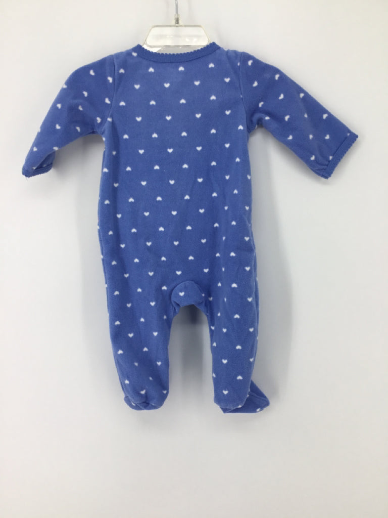 Carter's Child Size 3 Months Blue Sleepers