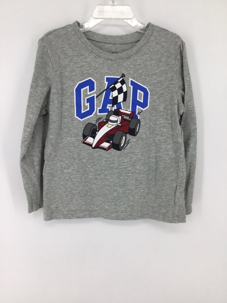 Baby Gap Child Size 5 Gray screen printed T-shirt - boys