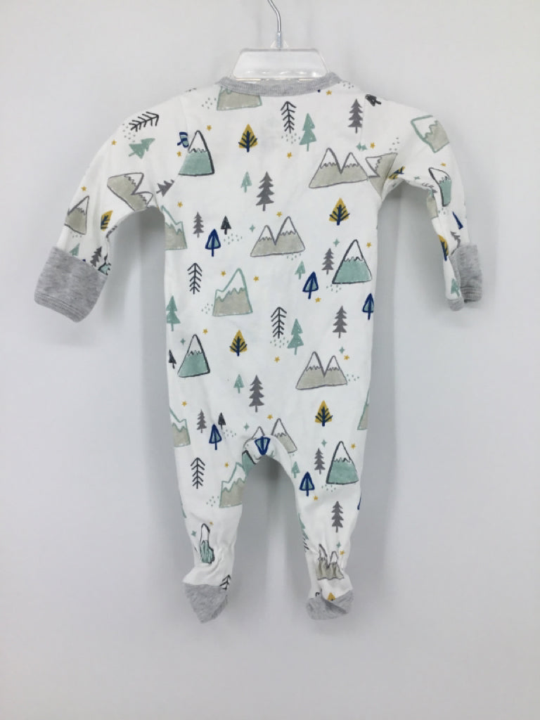 cloud island Child Size 0-3 Months White Sleepers