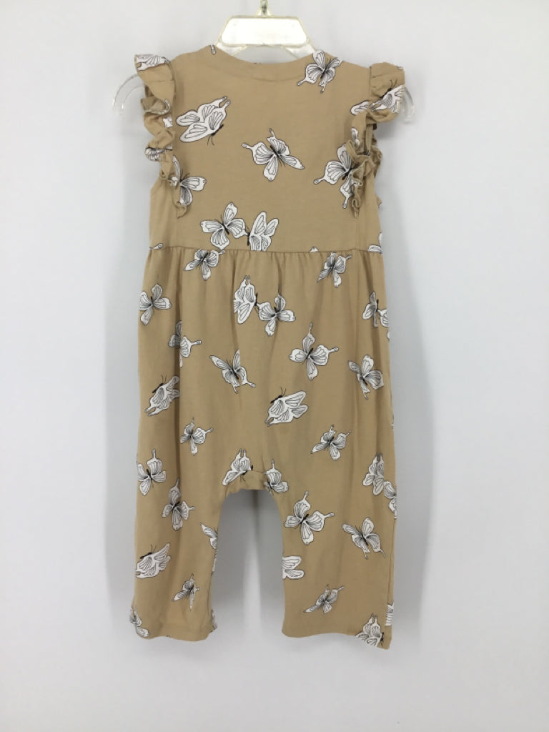 H & M Child Size 12 Months Tan Outfit - girls